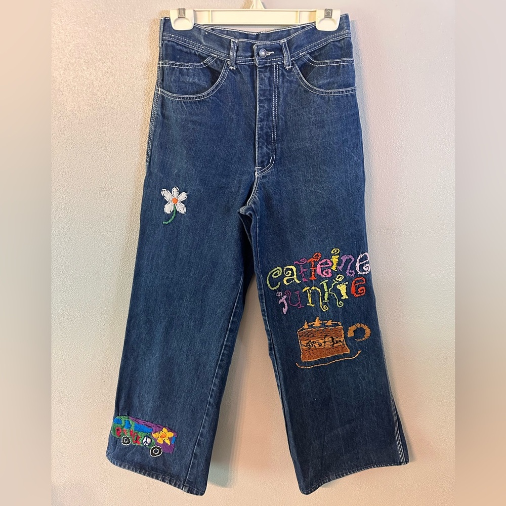 VINTAGE LAWMAN CARPENTER JEANS—WIDE BOTTOM 1970’S POPULAR LOOK!